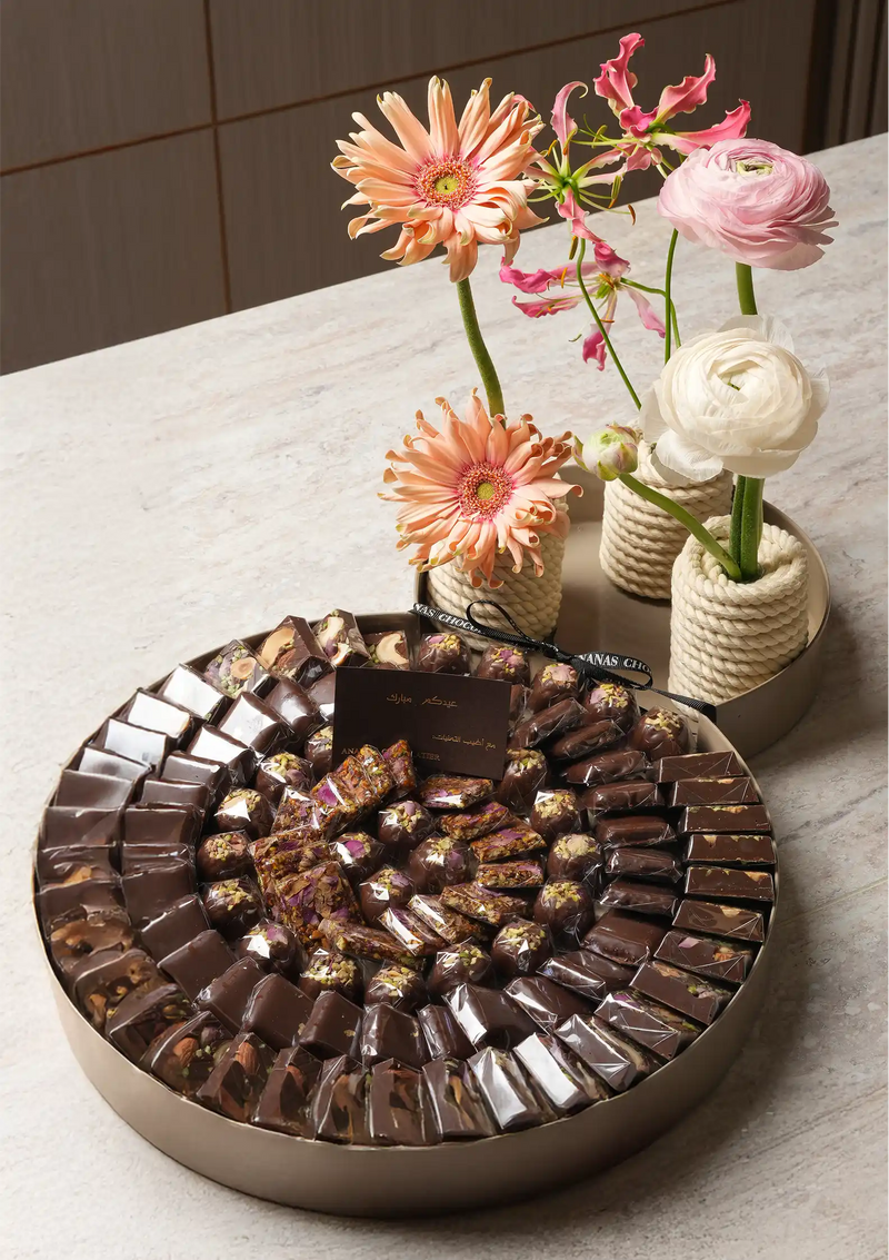 Beauty & the Sweets Flowers and Chocolates Tray