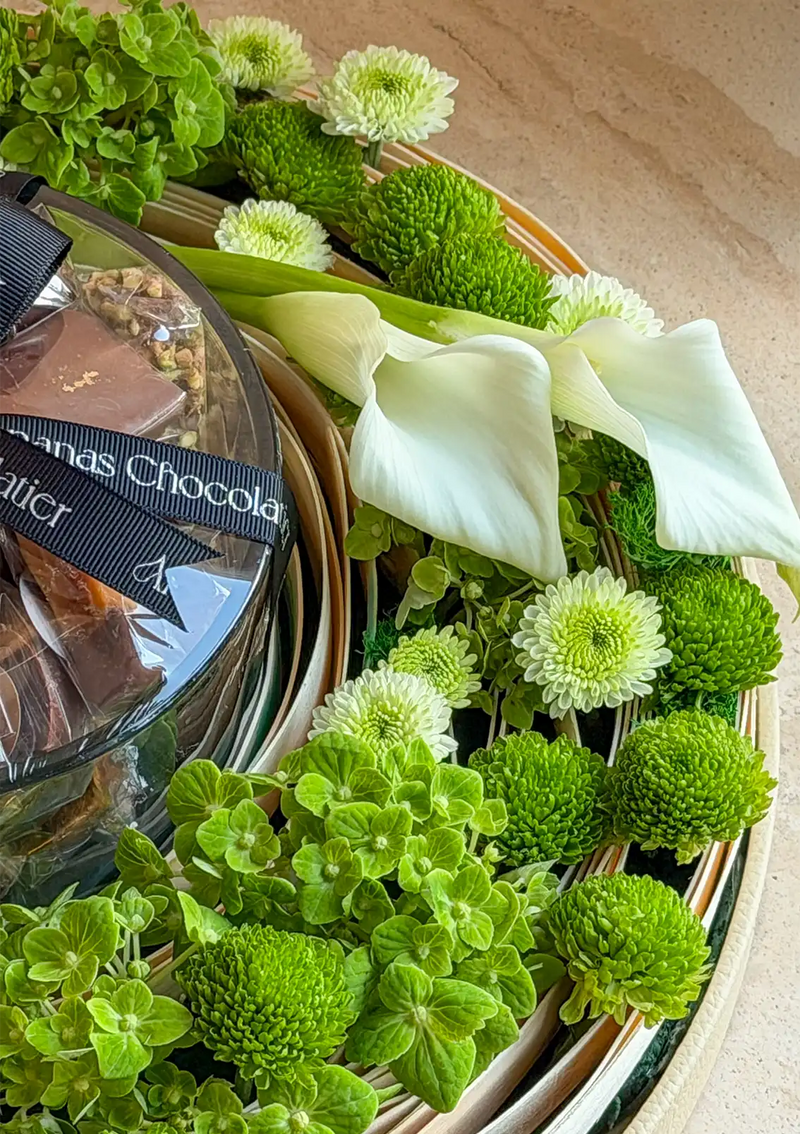 Botanical Delights – Floral & Chocolate Arrangement