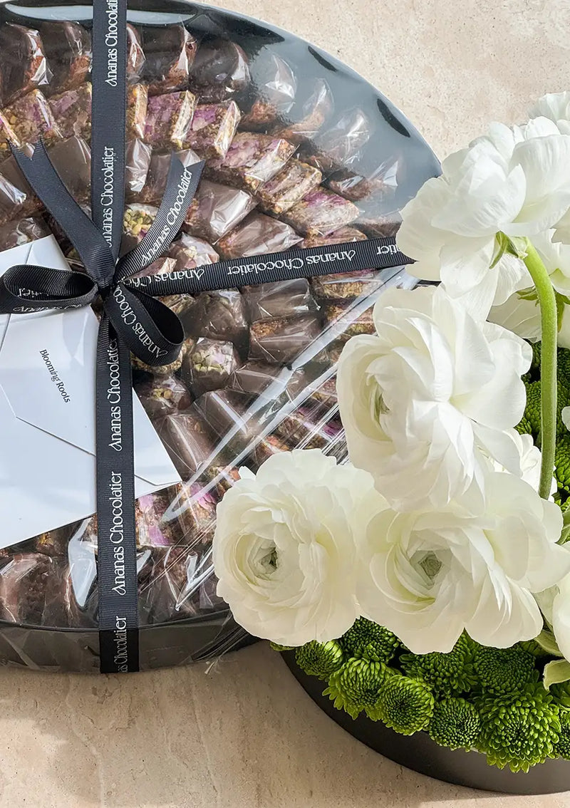 The Royal Chocolate & Flowers Tray