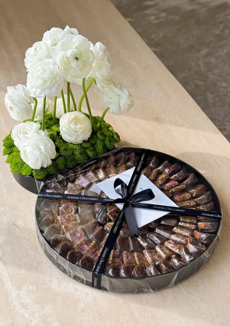 The Royal Chocolate & Flowers Tray