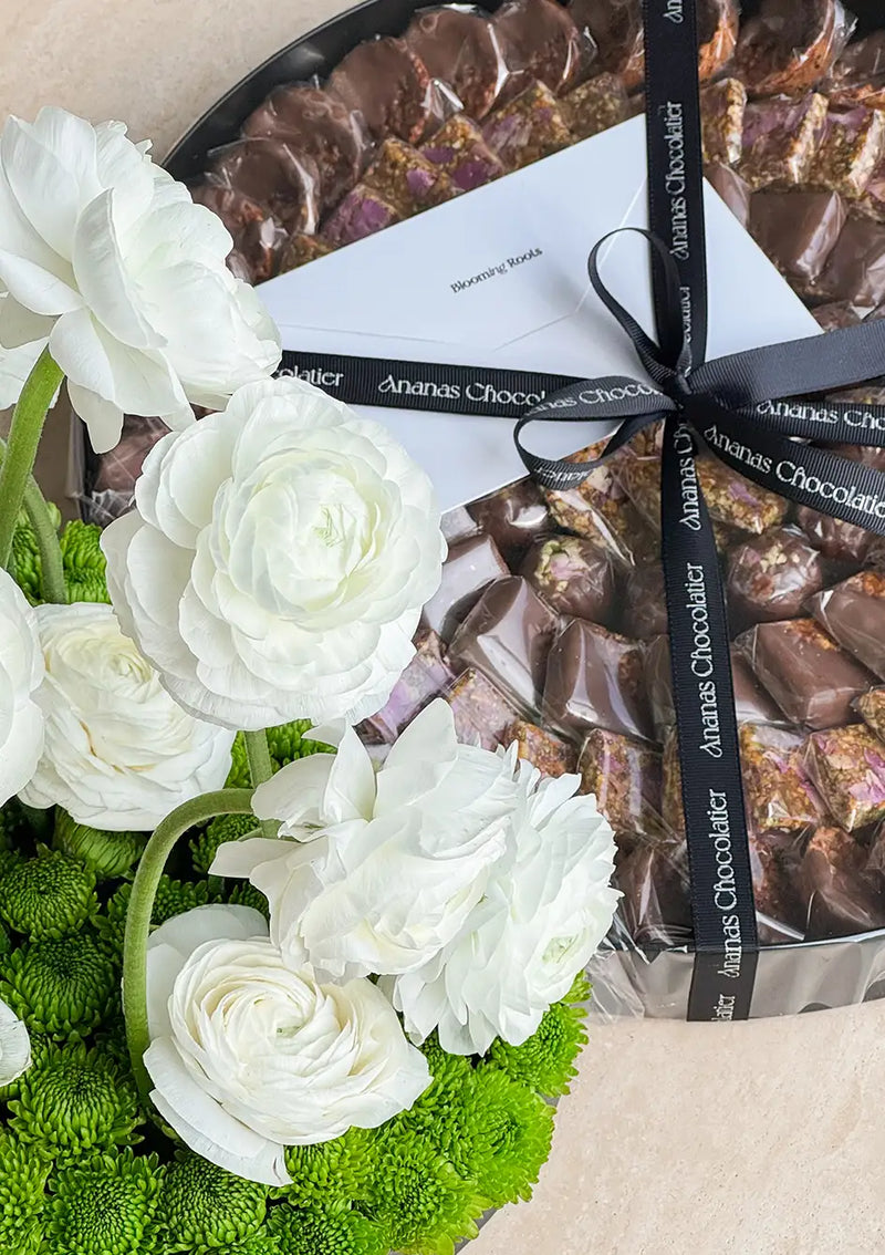 The Royal Chocolate & Flowers Tray